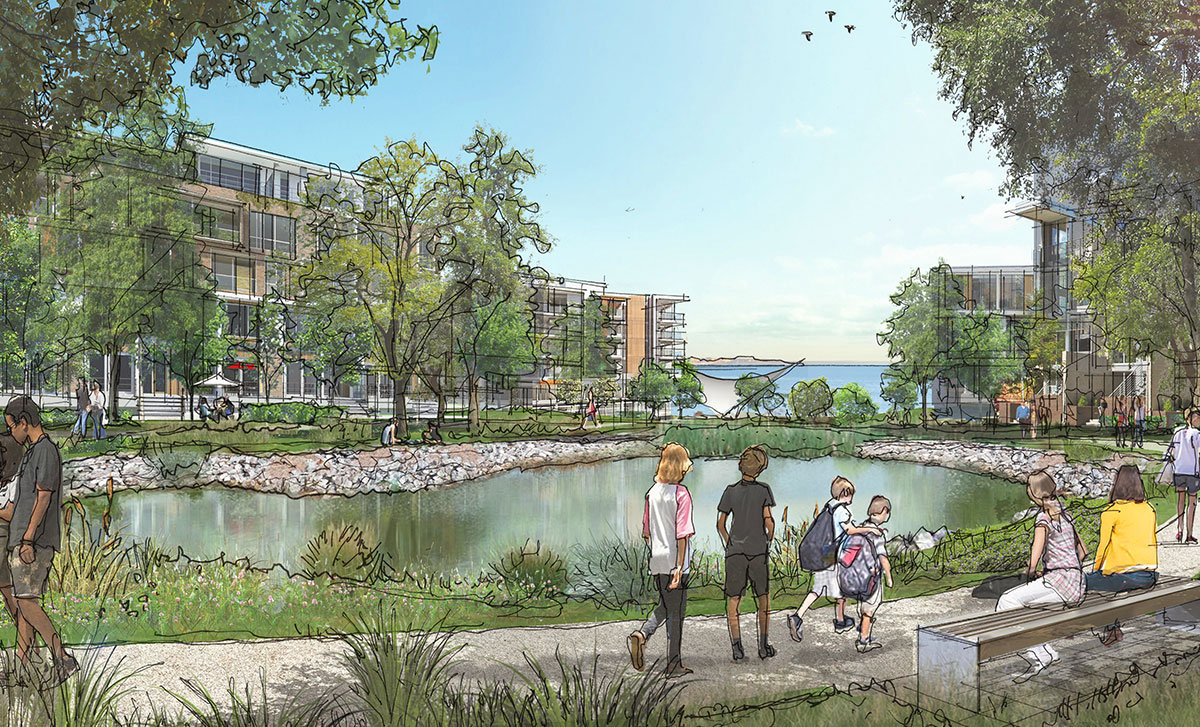 Rendering of the Ponds Royal Beach